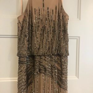 Adrianna Papell sequin dress